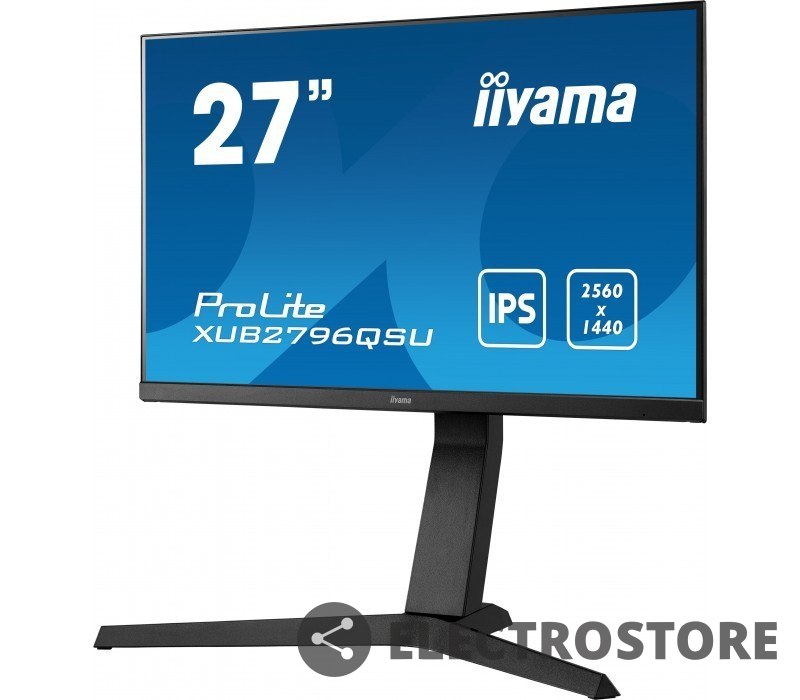 IIYAMA Monitor 27 cali XUB2796QSU-B1,IPS,QHD,IPS,1ms,HDMI,DP,FreeSync,USB IIYAMA Monitor 27 cali XUB2796QSU-B1,IPS,QHD,IPS,1ms,HDMI,DP,FreeSync,USB
