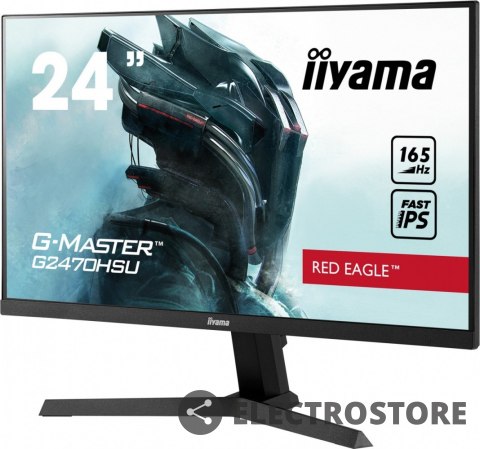 IIYAMA Monitor G2470HSU-B1 24cale 0.8ms, IPS, DP, HDMI, 165Hz, USBx2 IIYAMA Monitor G2470HSU-B1 24cale 0.8ms, IPS, DP, HDMI, 165Hz, USBx2