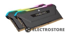 Corsair Pamięć DDR4 Vengeance RGB PRO SL 16GB/3600 (2*8GB) BLACK CL18 RYZEN
