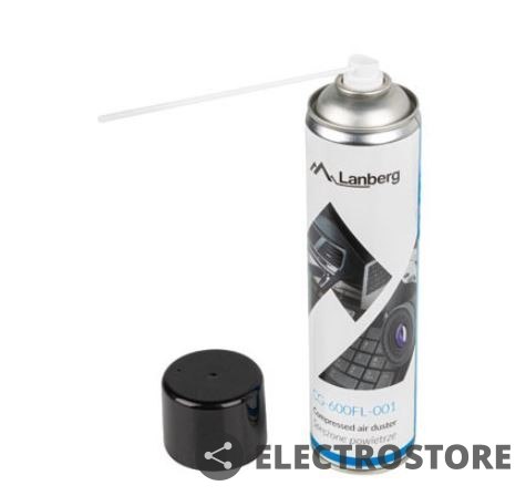 Lanberg Spreżone powietrze 600 ML CG-600FL-001 Lanberg Spreżone powietrze 600 ML CG-600FL-001