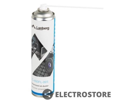Lanberg Spreżone powietrze 600 ML CG-600FL-001 Lanberg Spreżone powietrze 600 ML CG-600FL-001