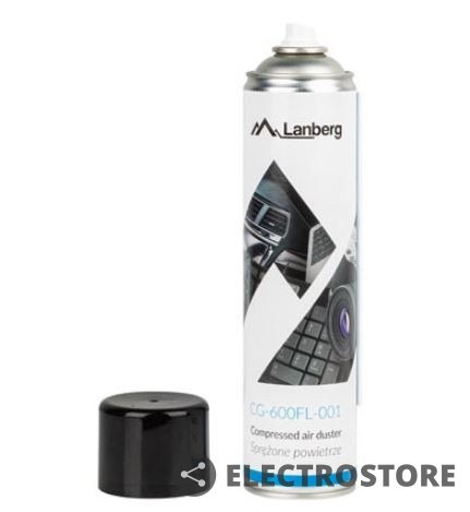 Lanberg Spreżone powietrze 600 ML CG-600FL-001 Lanberg Spreżone powietrze 600 ML CG-600FL-001