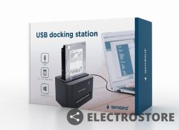 Gembird Stacja dokująca SSD SATA 2.5 cala+3.5 cala USB 2.0