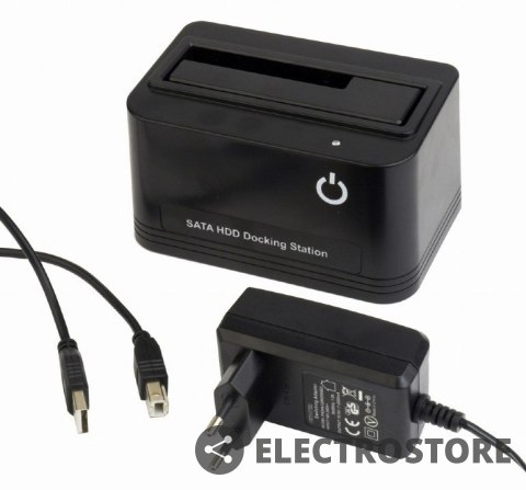 Gembird Stacja dokująca SSD SATA 2.5 cala+3.5 cala USB 2.0 Gembird Stacja dokująca SSD SATA 2.5 cala+3.5 cala USB 2.0
