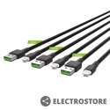 Green Cell Kabel 3x GC Ray USB - Lightning 30/120/200 cm, LED