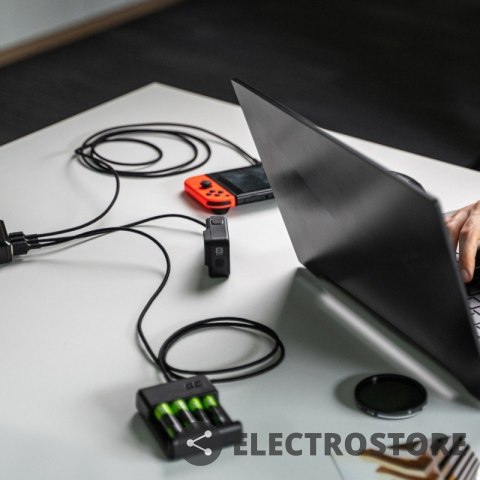 Green Cell Kabel 3x GC Ray USB - USB-C 30/120/200 cm, LED Green Cell Kabel 3x GC Ray USB - USB-C 30/120/200 cm, LED
