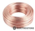 Lanberg Kabel głośnikowy 2x2.5mm2 25m przezroczysty