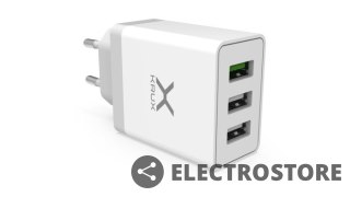 Krux Ładowarka sieciowa 3xUSB