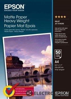 Epson Papier Photo Matowy A4 / 50 arkuszy / 167g/m2