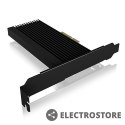 IcyBox Karta PCI na M.2 SSD NVMe IB-PCI208-HS z radiatorem