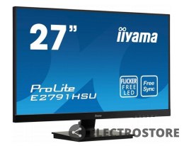 IIYAMA Monitor 27 cali E2791HSU-B1 FHD,TN,HDMI,DP,VGA,USB,1ms,300cd,F.Sync