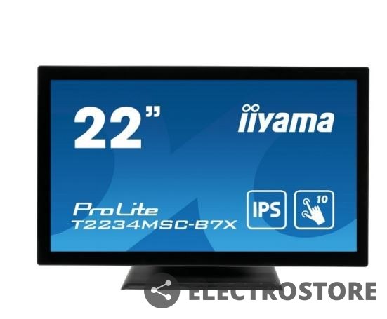 IIYAMA Monitor wielkoformatowy 21.5 cala T2234MSC-B7X POJ.10PKT.IP65,HDMI,DP,350cd,7H IIYAMA Monitor wielkoformatowy 21.5 cala T2234MSC-B7X POJ.10PKT.IP65,HDMI,DP,350cd,7H