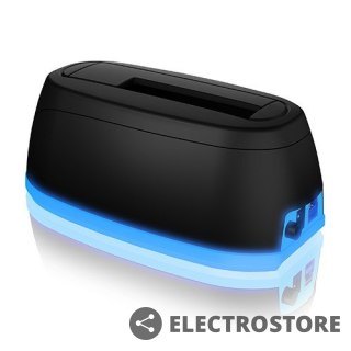 IcyBox Stacja dokująca IB-1124L-C31 1xSATA III SSD/HDD, USB 3.0TYPE-C/TYPE-A
