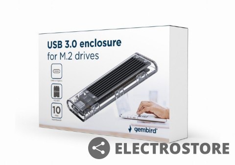 Gembird Obudowa zewnętrzna dysków M.2 USB 3.0