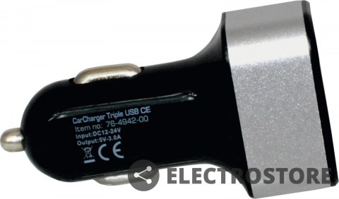 TechniSat Ładowarka CarCharger Triple USB CE TechniSat Ładowarka CarCharger Triple USB CE
