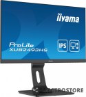 IIYAMA Monitor 24 cale XUB2493HS-B4 IPS, HDMI, DP, VGA, 2x2W, HAS