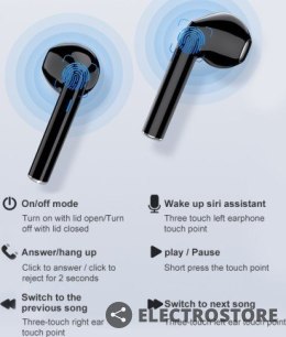 AWEI Słuchawki Bluetooth 5.0 T21 TWS + Stacja dokująca - czarne