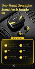 AWEI Słuchawki Bluetooth 5.0 T35 TWS + Stacja dokująca -Dla Graczy- czarne