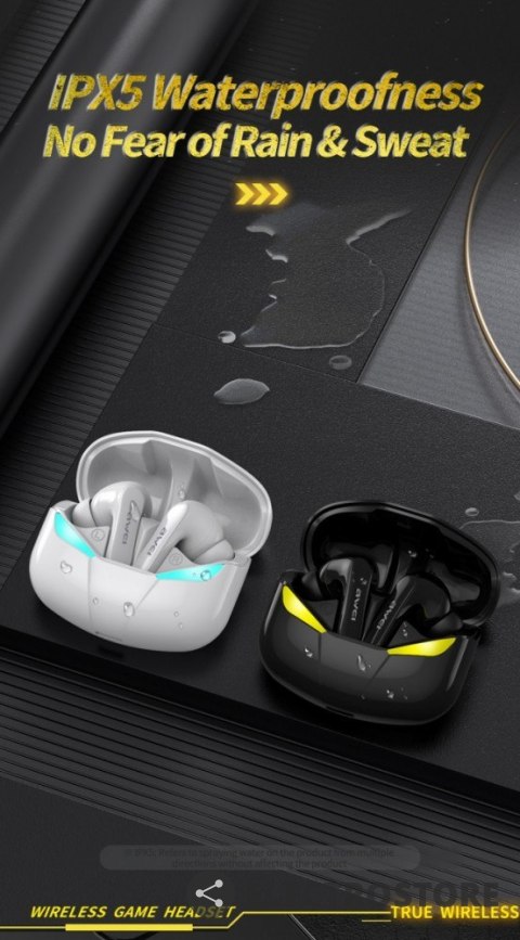AWEI Słuchawki Bluetooth 5.0 T35 TWS + Stacja dokująca -Dla Graczy- czarne AWEI Słuchawki Bluetooth 5.0 T35 TWS + Stacja dokująca -Dla Graczy- czarne