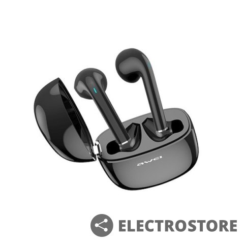 AWEI Słuchawki Bluetooth T28 TWS+stacja dokująca Czarne AWEI Słuchawki Bluetooth T28 TWS+stacja dokująca Czarne