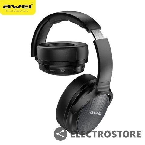 AWEI Słuchawki nauszne Bluetooth A780BL czarne AWEI Słuchawki nauszne Bluetooth A780BL czarne