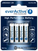 EverActive Baterie paluszki LR03/AAA blister 4 szt.