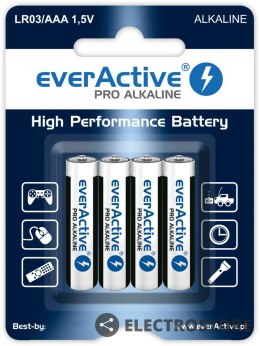 EverActive Baterie paluszki LR03/AAA blister 4 szt.