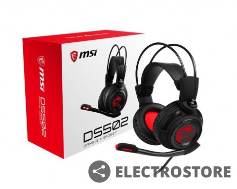 MSI Słuchawki Gamingowe DS502 MSI Słuchawki Gamingowe DS502