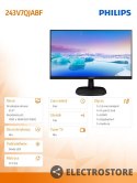 Philips Monitor 23.8 243V7QJABF IPS HDMI DP Głośniki