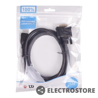 TB Kabel HDMI - DVI 1.8m DVI 24+1, pozłacany
