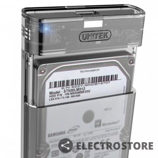 Unitek Obudowa USB 3.1 HDD/SSD SATA 6G UASP S1103A