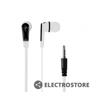ART Słuchawki douszne z mikrofonem S2A białe smartphone/Mp3/tablet