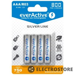 EverActive Akumulatory paluszki R03/AAA 800 mAH blister 4 szt.