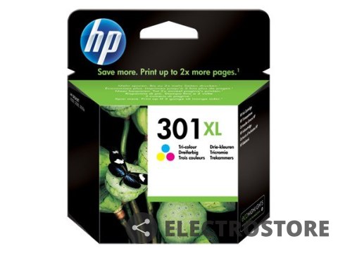 HP Inc. Tusz nr 301 Kolor XL CH564EE