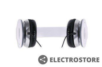 Rebeltec Stereofoniczne słuchawki z mikrofonem CITY WHITE Rebeltec Stereofoniczne słuchawki z mikrofonem CITY WHITE