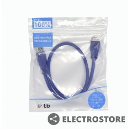 TB Kabel USB 3.0-Micro 0,5 m. niebieski