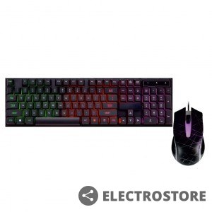 ART Zestaw USB: Klawiatura podświetlana + mysz podświetlana AK-50