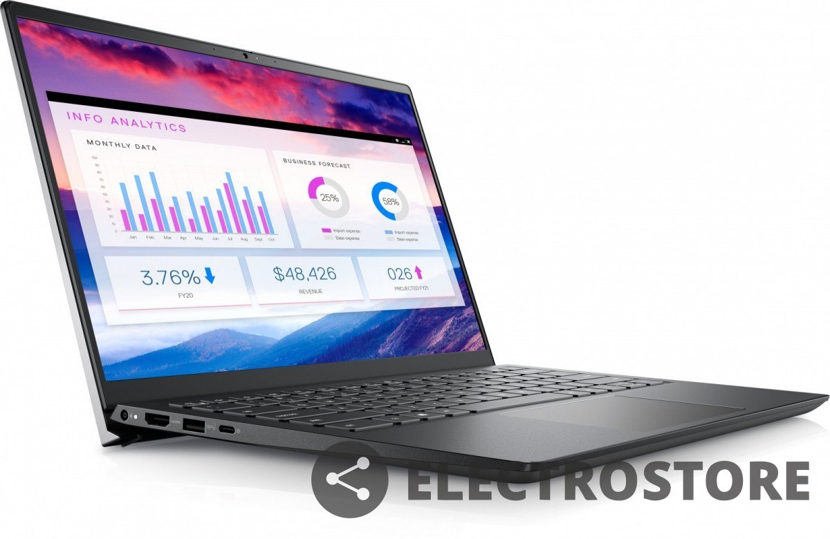 Dell Vostro 5410 Win10Pro i5-11300H/16GB/SSD 512GB/14.0" FHD/GeForce MX 450/FPR/Kb_Backlit/4 Cell 54Wh/3Y BWOS