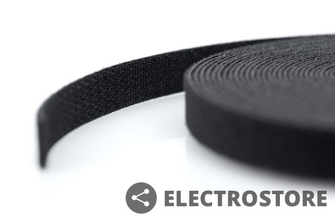 Digitus Taśma rzepowa do okablowania strukturalnego, szerokość 15 mm, rolka 10 m, kolor czarny Digitus Taśma rzepowa do okablowania strukturalnego, szerokość 15 mm, rolka 10 m, kolor czarny