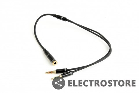 Gembird Adapter audio stereo 2x3.5mm minijack, 4PIN, 0.2m