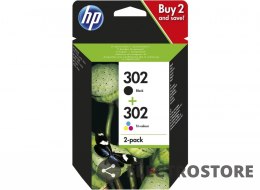 HP Inc. Combo Pack Ink 302BK+CL X4D37AE