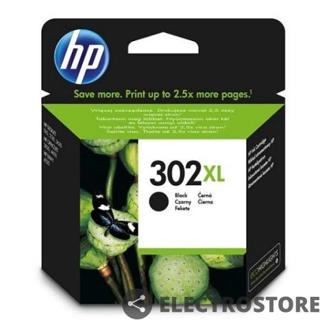 HP Inc. Tusz nr 302XL Black F6U68AE