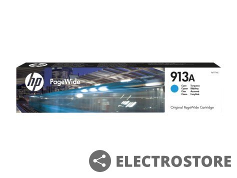 HP Inc. Tusz nr 913A Cyan F6T77AE