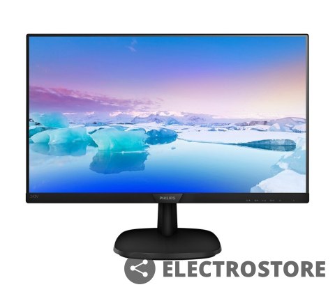 Philips Monitor 23.8 243V7QDSB IPS DVI HDMI Czarny