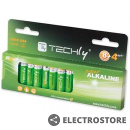 Techly Baterie alkaliczne LR03 AAA 12szt,(IBT-LR03T12B)