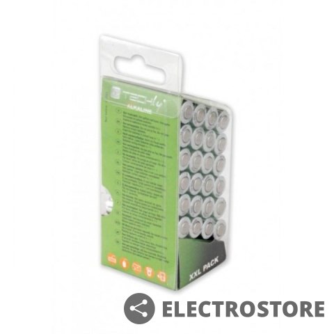 Techly Baterie alkaliczne LR03 AAA 24szt,(IBT-LR03T24B) Techly Baterie alkaliczne LR03 AAA 24szt,(IBT-LR03T24B)