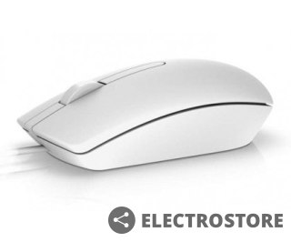 Dell Przewodowa mysz optyczna USB biała MS116