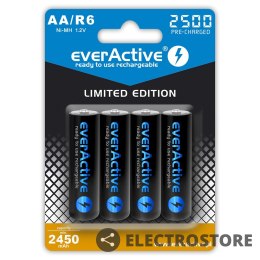 EverActive Akumulatory R6/AA 2500 mAh, blister 4 szt. Edycja limitowana