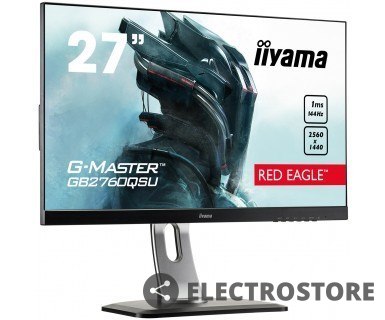 IIYAMA Monitor 27 GB2760QSU-B1 TN,WQHD,HDMI,DP,USB,144Hz,ETE.