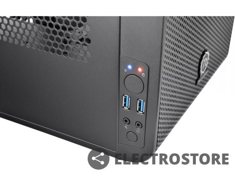 Thermaltake Core V1 MiniITX IS USB3.0 Window (1x200mm), czarna Thermaltake Core V1 MiniITX IS USB3.0 Window (1x200mm), czarna